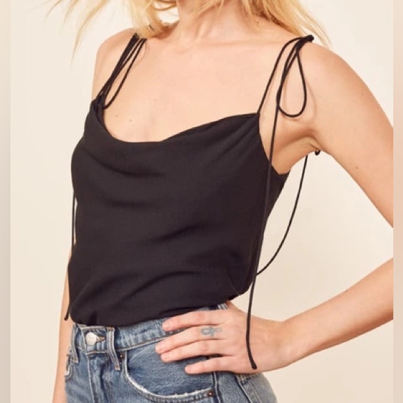 Reformation Leah Cowl Neck Camisole - Picture 2 of 4